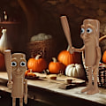 Miniatyrbild 5 av 5: Tung Tung Tung Sahur Figur, Tralalero Tralala Skrivbordsdekor, Haj Meme Figur Skrivbordsdekor, Haj i Sneakers Staty, Djur Samlarfigurer