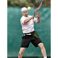 Miniatyrbild 3 av 4: Tennisbollhållare, Hållarväska för kvinnor, män och tonåringar, Bollficka, Mesh midjehöftväska, Lätt att hålla 6-8 bollar