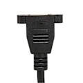 Pikkukuva 5 / 5: DP Naaras - Mini DP Uros Kaapeli Kaksireikäinen Lukittava Malli Displayport Sovitin QXGA 2560x1600 Resoluution Ulostulolle