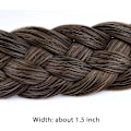 Miniatyrbild 2 av 4: 5-flätad syntetisk hårflätad pannband - Chunky Wide Plaited Braids