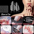 Miniatyrbilde 4 av 4: Negltipper, Soft Gel Full Cover Negltipper Kit for Negleforlengelser, Klare Akryl Limtipper Uten Filing Falske Franske Negltipper for Neglekunst Semi-matte-waterdrop