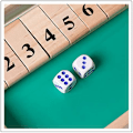 Miniatyrbilde 4 av 5: Digitalt trebrett Shut Box Klassisk Terning Spill Dobbel Flip Brett Leketøy Flip Block Brett 2 Spillere Juleunderholdning For Tre Digit