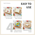Miniatyrbilde 4 av 5: Sandwichkutter og forsegler for lunsj - 5 stk. Uncrustable Maker for matboks og Bento-boks - Kakeutstikkere for gutter og jenter