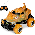Miniatyrbild 1 av 5: Presentleksaker för pojkar 5 4 6 3 år gamla, fjärrstyrda bilar för pojkar, dinosauriefestgåvor, dinosaurieleksaker för pojkar (orange)