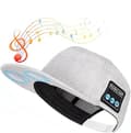 Bluetooth-mössa, stickad Bluetooth-mössa, Bluetooth-mössa för män, trendig smart mössa, baseballkeps för män Grey