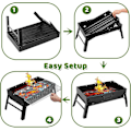 Miniatyrbild 4 av 5: Bärbar grill för utomhusäventyr