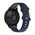 Miniatyrbillede 1 af 5: Rem til Galaxy Watch Active 2 Glat Silikone Navy
