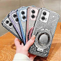 Miniatyrbilde 2 av 5: Rund Holder TPU Telefonveske For Motorola Moto G53 5G (Sierra Blå)