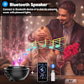 Miniatyrbilde 3 av 5: Planetarium Projektor LED Nattlys Barn Roterbar 21 Moduser, Stjernehimmel Projektor Bluetooth/Fjernkontroll/Timer for Babyrom Dekor