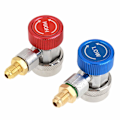 Miniatyrbillede 3 af 5: Justerbar Quick Connect Adapter, AC R134A Adapter, Hurtig og Nem R-134A til Bil Tilføj Slangetilslutninger til Fluorindustrien