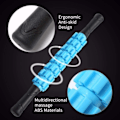 Miniatyrbild 3 av 5: Massage Roller för lymfatisk dränering, muskelroller, terapirulle, lipo-roller för lindring av muskelvärk, djupvävnadsmassage