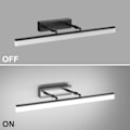 Miniatyrbillede 3 af 4: 60CM LED Spejllys, Badeværelsesvæglampe 910LM 14W 3000K, Spejllys til Badeværelse LED Væglampe Moderne Badeværelseslampe med Justerbar