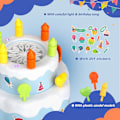Miniatyrbild 3 av 5: Bubbelmaskin i form av tårta för barn - Automatisk bubbelblåsare med lösning, leksakspresent till små pojkar och flickor