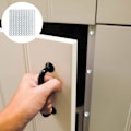 Pikkukuva 3 / 5: Silikonipuskurit, liimattavat pehmusteet, kirkkaat kaapin oven pysäyttimet, oven pehmusteet, estävät paiskomisen, läpinäkyvät silikonipehmusteet (6x2mm) (200 kpl)