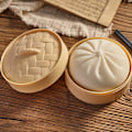Miniatyrbillede 5 af 5: Dumpling Squishy Fidget Legetøj, Dumpling Stressbold Dampet Fyldt Bolle Klemme Stress Relief Legetøj, Dejkugler Squishy Dumpling
