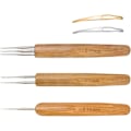 Miniatyrbild 2 av 5: 5-pack Dreadlock Virkningskrok-set, Flätat Hår Dreadlocks Nål Vävning Virkning för Flätat Hantverk (0,75 mm) 0.75mm