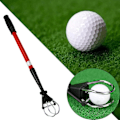 Pikkukuva 2 / 5: Golfpallon poimintatyökalu säästäjä putterin kahva noutaja punainen musta