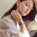 Miniatyrbild 2 av 5: Flätat Solo Loop-armband Kompatibelt med Apple Watch Armband 42mm 44mm 45mm 46mm 49mm, Elastiska Sportband för Apple Watch SE Sand Pink 42mm-44mm-45mm-49mm
