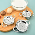 Miniatyrbilde 5 av 5: Dumpling Empanada Ravioli Maker Press Mold i rustfritt stål - Wontonform, enkelt verktøy for dumplingomslag, deigstempelkutter, bakverkpai-laging