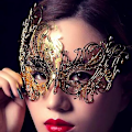 Miniatyrbillede 3 af 5: Maskebal Maske til Kvinder Metal Maske Skinnende Rhinestone Venetiansk Fest Aften Galla Maske Bar Kostume Tilbehør style 4