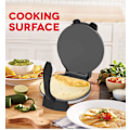 Miniatyrbilde 3 av 4: Mini Donut Maker, 110v Donutmaskin, Non-stick overflate, Dobbeltsidig oppvarming, for Frokost, Snacks, Desserter, Lager 16 Donuts