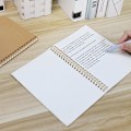 Miniatyrbillede 4 af 5: Blank Spiral Notesbog A5, 4-pak Spiralindbundet Notesblok A5, 100 Sider/50 Blanke Ark Power Protection Indbundne Notesbøger
