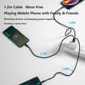 Miniatyrbild 2 av 5: Multi USB C Splitterkabel, USB A till dubbel Type-C + Micro USB