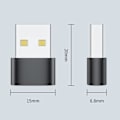 Miniatyrbild 4 av 5: USB C till Micro USB-adapter, Typ C/Micro USB-hona till Lightning-hane-omvandlare, Micro USB till USB C-förlängare (8-pack)