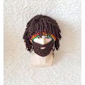 Miniatyrbillede 2 af 5: Sjove Parykhatte Høj Elasticitet Hold Varm Strikket Hue Med Dreadlocks Til Jul Halloween brown