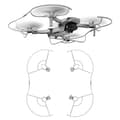 Mini 4K Propellerskydd för DJI Mini 4K Drönare, Kompatibel med Mini 2 SE, Mini 2, Mini SE, Mavic Mini, Uppgraderad Version