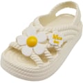 Pikkukuva 3 / 5: Taaperoikäisten tyttöjen ja poikien sandaalit, pienten tyttöjen ja poikien lasten kesäjuhlakengät, pienten lasten vapaa-ajan sandaalit white Size 24-25,inner length 15.5cm