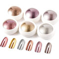 Miniatyrbillede 1 af 5: Rose Gold Chrome Neglepudder - 【NO.1 Super Metallisk Spejleffekt】