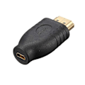 Pikkukuva 1 / 2: Standardi HDMI uros Type A - Micro HDMI naaras Type D -sovitinmuunnin Feb16