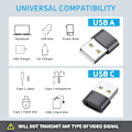 Miniatyrbild 5 av 5: USB C till Micro USB-adapter, Typ C/Micro USB-hona till Lightning-hane-omvandlare, Micro USB till USB C-förlängare (8-pack)