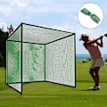 Miniatyrbild 1 av 5: 3*3m Golfnät Golfträning Nät Golfträning Nät För Träning Körning Inomhus Utomhus