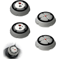 Miniatyrbillede 1 af 5: 3D Thumbstick-hætter Grip-sæt Aim Assist Caps til XBOX/360/ONE Controller Tilbehør PS4 PS5 Controller Tilbehør, Stick Tilbehør set 2