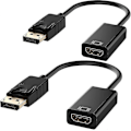Miniatyrbild 1 av 5: 1080p Displayport Till HDMI Adapter, Svart