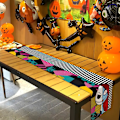 Pikkukuva 4 / 5: Painajainen ennen joulua Pöytäliina Halloween Jack Skellington ja Sally Syntymäpäiväjuhlakoriste Kotikeittiön Ruokasalin Sisustus 13" x 72"