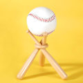 Miniatyrbilde 4 av 5: Baseball Stativ Holdere Baller Display Balltre Tre Stativ Holder Display Bordpynt Bord Baseball Sportselsker