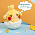 Miniatyrbillede 5 af 5: Hæklesæt til begyndere Chenille Hæklesæt til begyndere og voksne Sæt inkluderer instruktion og video tutorials style 5