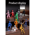Miniatyrbild 2 av 2: Titan 13 Actionfigur T13 Modellfigurer 3D-utskrivna Multi-Jointed Movable Lucky 13 Actionfigur Nova 13 Actionfigur Dummy Yellow 14cm