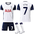 Miniatyrbilde 1 av 2: 24-25 Tottenham Hotspur F.C Hjemme Drakt Nr. 7 SON Fotballtrøyer Barn Voksen Fotballutstyr 26