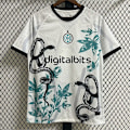 Miniatyrbild 1 av 2: Säsong 2425 F.C. Internazionale Milano Kortärmad fotbollströja Snabbtorkande andningsbar sportkläder White L
