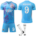 Miniatyrbillede 1 af 2: 24-25 Real Madrid CF No.9 MBAPPE Fodboldtrøjer Børn Voksen Fodboldudstyr M