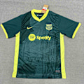 Miniatyrbilde 1 av 3: 2024-2025 FC Barcelona Spesialutgave Grønn Jersey Fotballtrøye S-2XL M