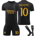 Pikkukuva 1 / 2: Real Madrid Koti- ja Vierasjoukkueen Jalkapalloasu Lapsille No.10 Mbappé 23-24 Away 2 XL