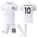 Miniatyrbillede 1 af 2: 25-26 Santos FC Hjemme NO.10 NEYMAR JR Sæt Trøjer Børn Voksen Fodboldudstyr med Sokker NO.10 24