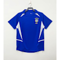 Miniatyrbild 1 av 2: 2002 Brasilien Hemma Matchtröja Träning Uniform Kortärmad T-shirt Away M