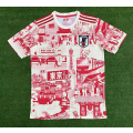 Miniatyrbillede 2 af 3: Japan Jersey Mænd 22-23 Hjem Special Edition Samurai Sakura Comic Fodboldtrøje 1 M