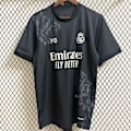 Miniatyrbilde 1 av 2: 24-25 Real Madrid Y-3 Spesialutgave Fotball T-skjorte S-2XL Black L